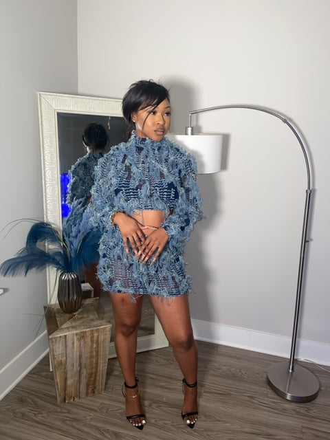 2 Piece Fringe Set